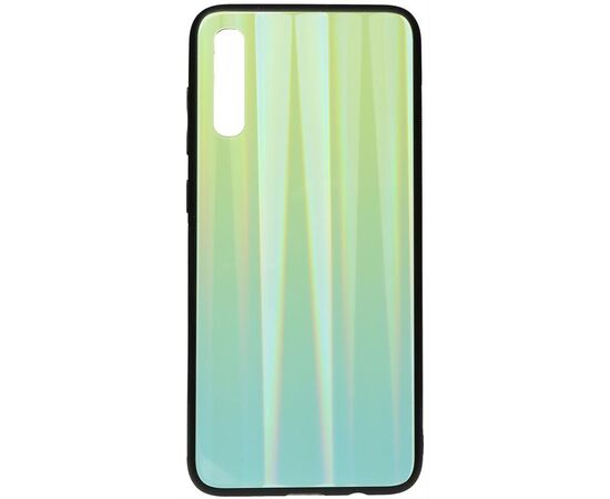 Купить Чехол-накладка TOTO Aurora Print Glass Case Samsung Galaxy A70 Green, фото , характеристики, отзывы