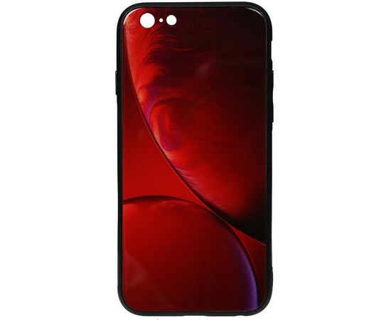 Придбати Чехол-накладка TOTO Print Glass Space Case Apple iPhone 6 Plus/6S Plus Rubin Red, image , характеристики, відгуки