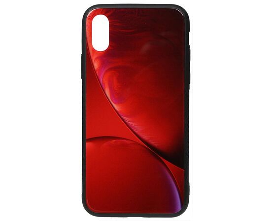 Придбати Чехол-накладка TOTO Print Glass Space Case Apple iPhone X/XS Rubin Red, image , характеристики, відгуки