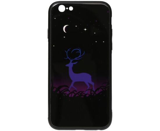 Придбати Чехол-накладка TOTO Night Light Print Glass Case Apple iPhone 6/6S Deer, image , характеристики, відгуки