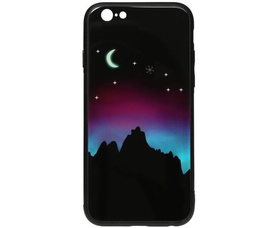 Придбати Чехол-накладка TOTO Night Light Print Glass Case Apple iPhone 6/6S Young Moon, image , характеристики, відгуки