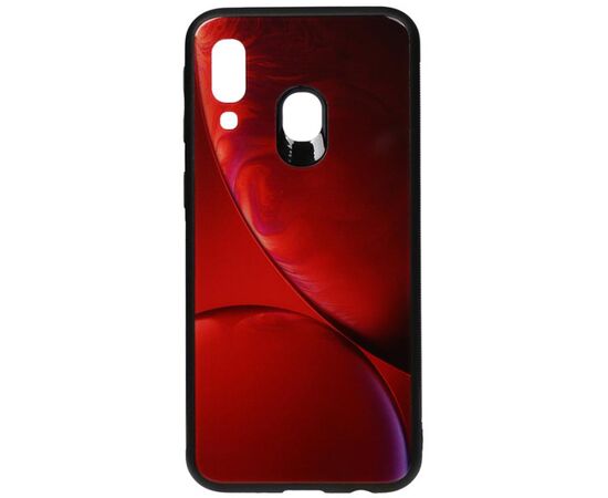 Купить Чехол-накладка TOTO Print Glass Space Case Samsung Galaxy A40 Rubin Red, фото , характеристики, отзывы