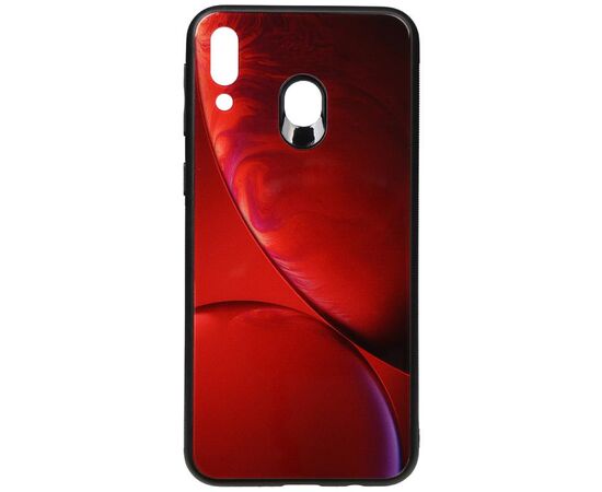 Придбати Чехол-накладка TOTO Print Glass Space Case Samsung Galaxy M20 Rubin Red, image , характеристики, відгуки