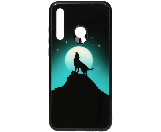 Придбати Чехол-накладка TOTO Night Light Print Glass Case Huawei P Smart+ 2019 Howling Wolf, image , характеристики, відгуки