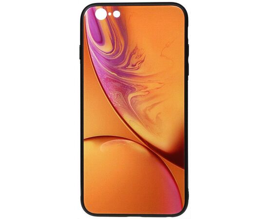 Придбати Чехол-накладка TOTO Print Glass Space Case Apple iPhone 6/6s Yellow, image , характеристики, відгуки