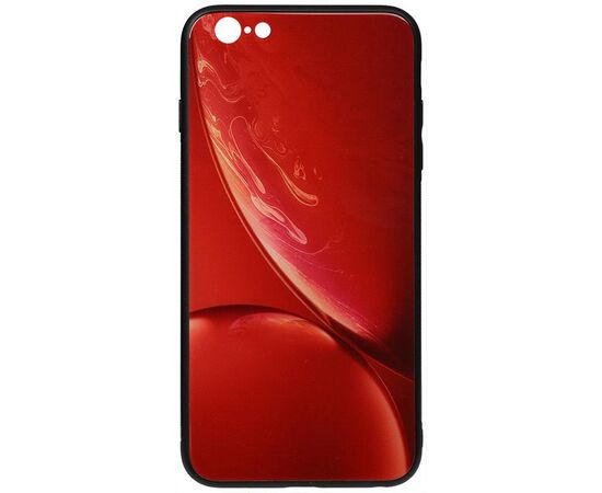 Придбати Чехол-накладка TOTO Print Glass Space Case Apple iPhone 6/6s Red, image , характеристики, відгуки