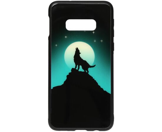 Придбати Чехол-накладка TOTO Night Light Print Glass Case Samsung Galaxy S10e Howling Wolf, image , характеристики, відгуки