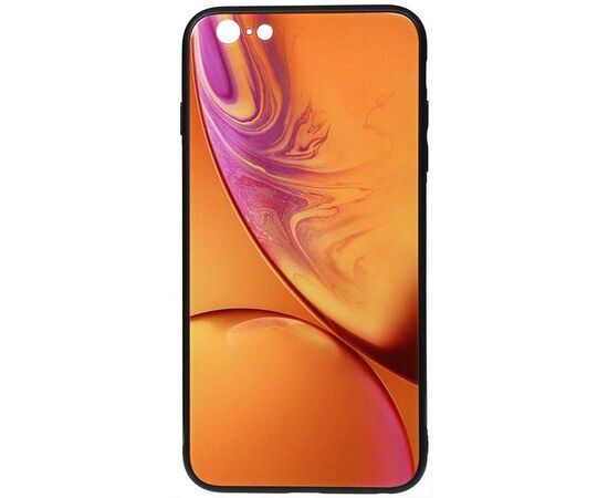 Придбати Чехол-накладка TOTO Print Glass Space Case Apple iPhone 6 Plus/6S Plus Yellow, image , характеристики, відгуки