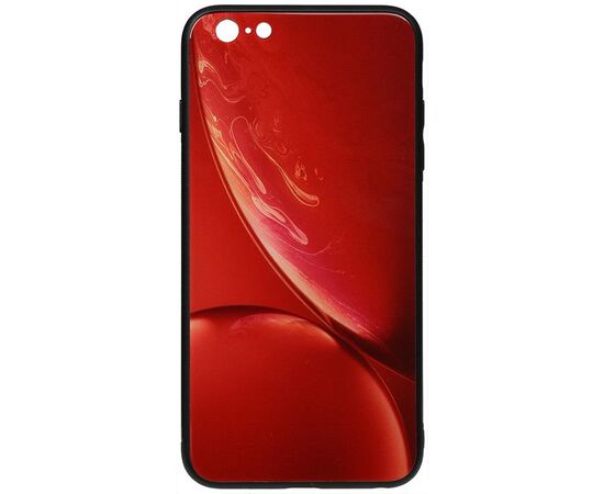 Придбати Чехол-накладка TOTO Print Glass Space Case Apple iPhone 6 Plus/6S Plus Red, image , характеристики, відгуки