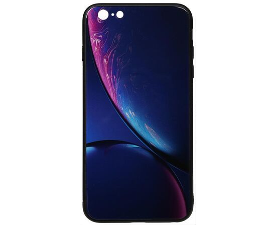 Придбати Чехол-накладка TOTO Print Glass Space Case Apple iPhone 6 Plus/6S Plus Blue, image , характеристики, відгуки