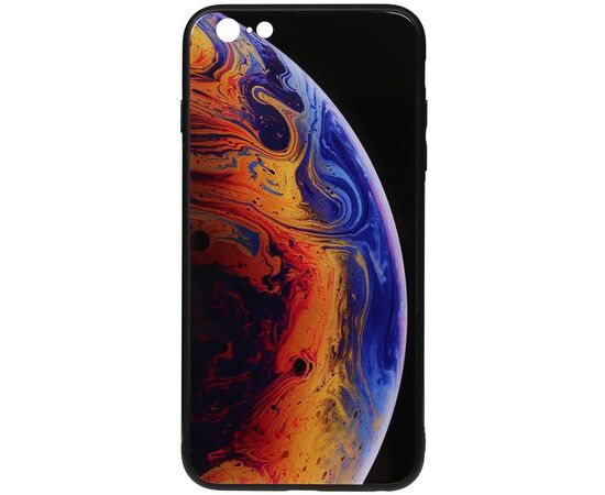 Придбати Чехол-накладка TOTO Print Glass Space Case Apple iPhone 6 Plus/6S Plus Violet, image , характеристики, відгуки