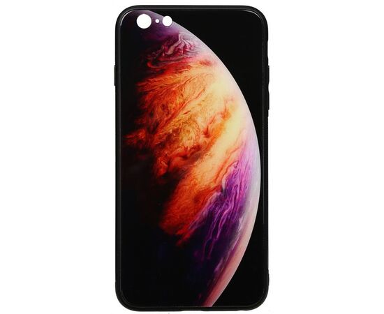 Купить Чехол-накладка TOTO Print Glass Space Case Apple iPhone 6 Plus/6S Plus Lilac, фото , характеристики, отзывы