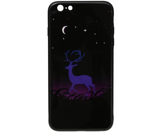 Купить Чехол-накладка TOTO Night Light Print Glass Case Apple iPhone 6 Plus/6S Plus Deer, фото , характеристики, отзывы