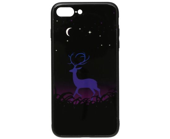 Придбати Чехол-накладка TOTO Night Light Print Glass Case Apple iPhone 7 Plus/8 Plus Deer, image , характеристики, відгуки