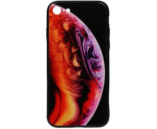 Придбати Чехол-накладка TOTO Print Glass Space Case Apple iPhone 7/8/SE 2020 Amethyst, image , характеристики, відгуки