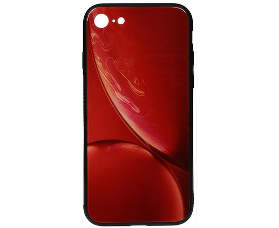 Придбати Чехол-накладка TOTO Print Glass Space Case Apple iPhone 7/8/SE 2020 Red, image , характеристики, відгуки