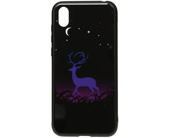 Придбати Чехол-накладка TOTO Night Light Print Glass Case Huawei Y5 2019 Deer, image , характеристики, відгуки