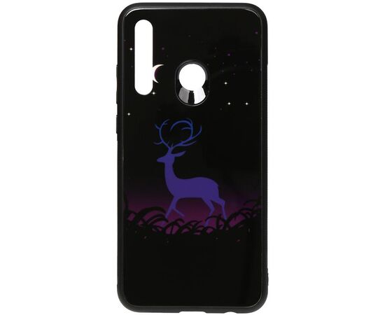 Придбати Чехол-накладка TOTO Night Light Print Glass Case Huawei P Smart+ 2019 Deer, image , характеристики, відгуки