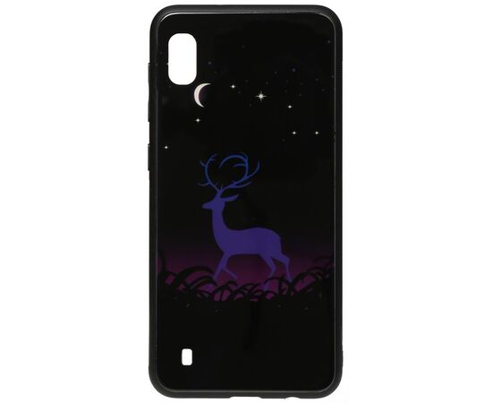 Придбати Чехол-накладка TOTO Night Light Print Glass Case Samsung Galaxy A10 Deer, image , характеристики, відгуки