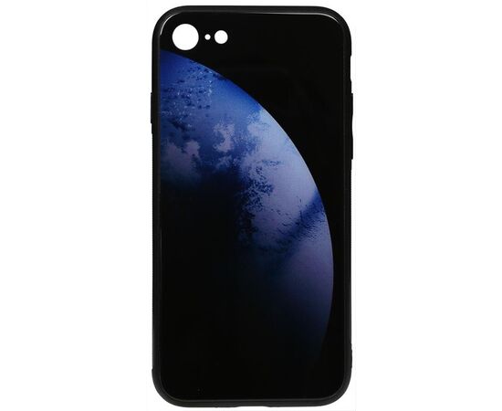 Придбати Чехол-накладка TOTO Print Glass Space Case Apple iPhone 7/8/SE 2020 Dark Blue, image , характеристики, відгуки