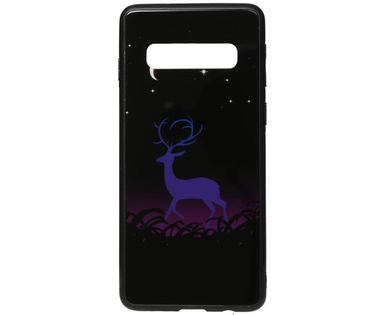 Придбати Чехол-накладка TOTO Night Light Print Glass Case Samsung Galaxy S10 Deer, image , характеристики, відгуки