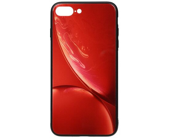 Придбати Чехол-накладка TOTO Print Glass Space Case Apple iPhone 7 Plus/8 Plus Red, image , характеристики, відгуки