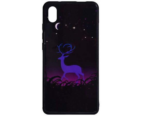 Придбати Чехол-накладка TOTO Night Light Print Glass Case Xiaomi Redmi 7A Deer, image , характеристики, відгуки