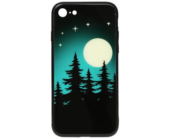 Придбати Чехол-накладка TOTO Night Light Print Glass Case Apple iPhone 7/8/SE 2020 Full Moon, image , характеристики, відгуки