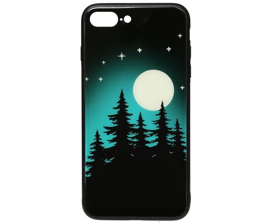 Придбати Чехол-накладка TOTO Night Light Print Glass Case Apple iPhone 7 Plus/8 Plus Full Moon, image , характеристики, відгуки