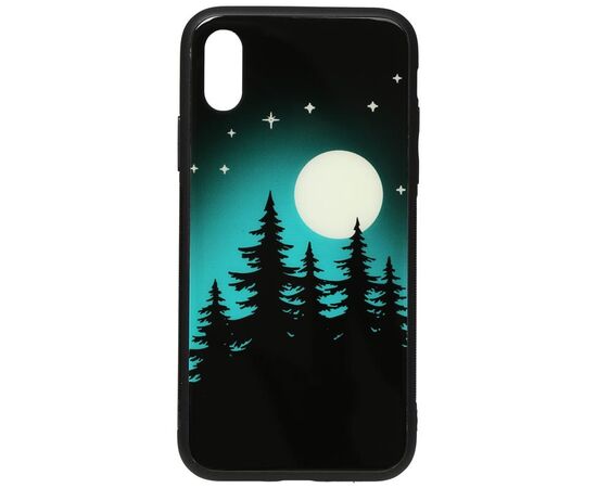 Придбати Чехол-накладка TOTO Night Light Print Glass Case Apple iPhone XS Max Full Moon, image , характеристики, відгуки