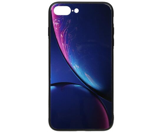 Придбати Чехол-накладка TOTO Print Glass Space Case Apple iPhone 7 Plus/8 Plus Blue, image , характеристики, відгуки