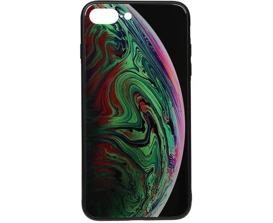 Придбати Чехол-накладка TOTO Print Glass Space Case Apple iPhone 7 Plus/8 Plus Green, image , характеристики, відгуки