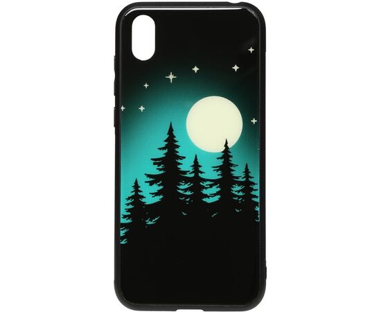 Придбати Чехол-накладка TOTO Night Light Print Glass Case Huawei Y5 2019 Full Moon, image , характеристики, відгуки