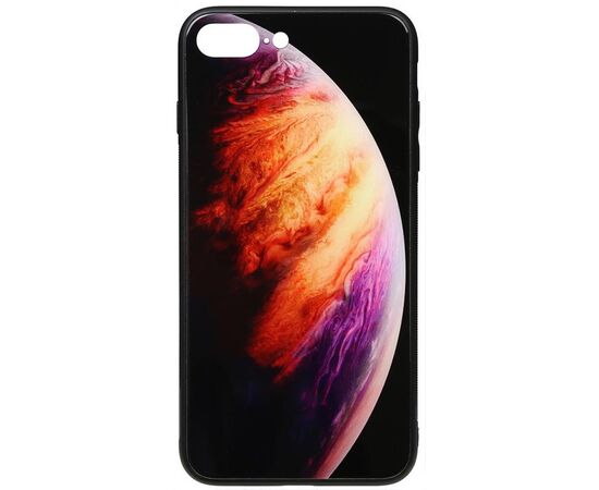 Придбати Чехол-накладка TOTO Print Glass Space Case Apple iPhone 7 Plus/8 Plus Lilac, image , характеристики, відгуки