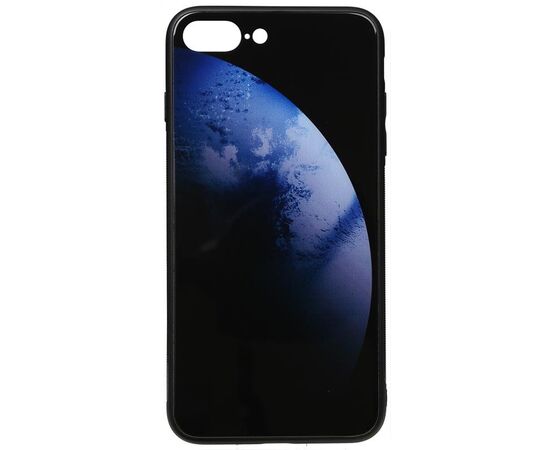 Придбати Чехол-накладка TOTO Print Glass Space Case Apple iPhone 7 Plus/8 Plus Dark Blue, image , характеристики, відгуки