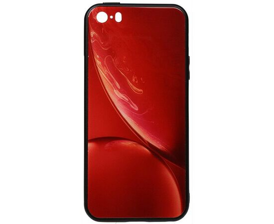 Придбати Чехол-накладка TOTO Print Glass Space Case Apple iPhone SE/5s/5 Red, image , характеристики, відгуки