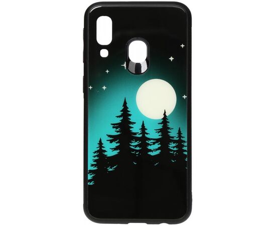 Купить Чехол-накладка TOTO Night Light Print Glass Case Samsung Galaxy A40 Full Moon, фото , характеристики, отзывы