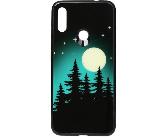 Придбати Чехол-накладка TOTO Night Light Print Glass Case Xiaomi Redmi Note 7 Full Moon, image , характеристики, відгуки