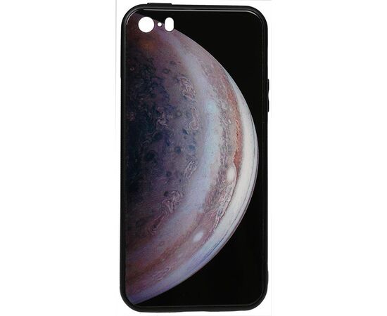 Придбати Чехол-накладка TOTO Print Glass Space Case Apple iPhone SE/5s/5 Grey, image , характеристики, відгуки