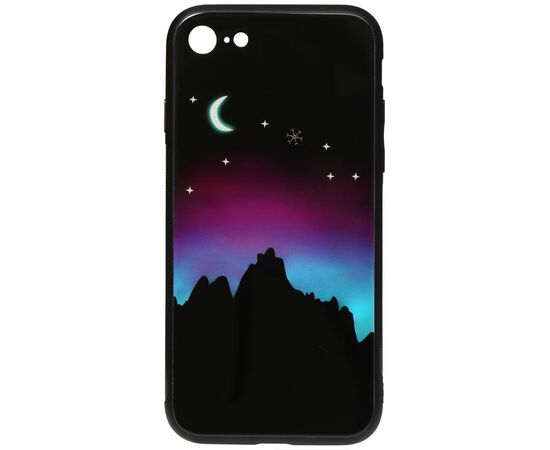 Придбати Чехол-накладка TOTO Night Light Print Glass Case Apple iPhone 7/8/SE 2020 Young Moon, image , характеристики, відгуки