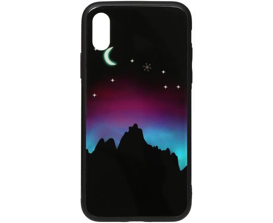 Придбати Чехол-накладка TOTO Night Light Print Glass Case Apple iPhone X/XS Young Moon, image , характеристики, відгуки