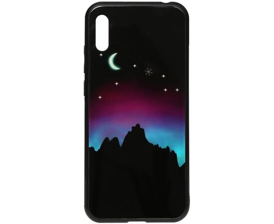 Придбати Чехол-накладка TOTO Night Light Print Glass Case Huawei Y6 2019 Young Moon, image , характеристики, відгуки