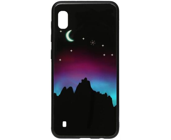 Придбати Чехол-накладка TOTO Night Light Print Glass Case Samsung Galaxy A10 Young Moon, image , характеристики, відгуки