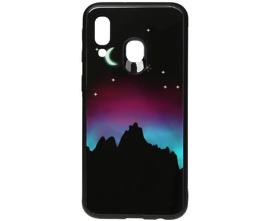 Придбати Чехол-накладка TOTO Night Light Print Glass Case Samsung Galaxy A40 Young Moon, image , характеристики, відгуки