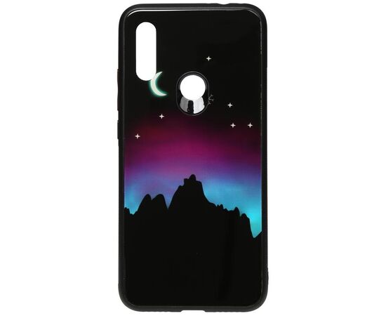 Придбати Чехол-накладка TOTO Night Light Print Glass Case Xiaomi Redmi 7 Young Moon, image , характеристики, відгуки