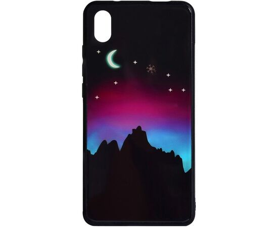 Придбати Чехол-накладка TOTO Night Light Print Glass Case Xiaomi Redmi 7A Young Moon, image , характеристики, відгуки