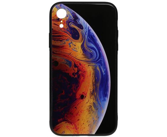 Придбати Чехол-накладка TOTO Print Glass Space Case Apple iPhone XR Violet, image , характеристики, відгуки