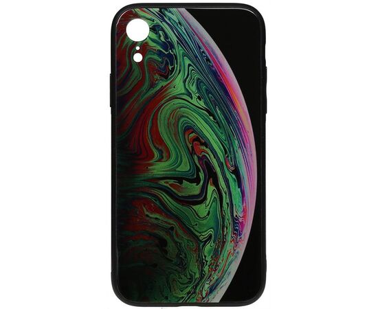 Придбати Чехол-накладка TOTO Print Glass Space Case Apple iPhone XR Green, image , характеристики, відгуки