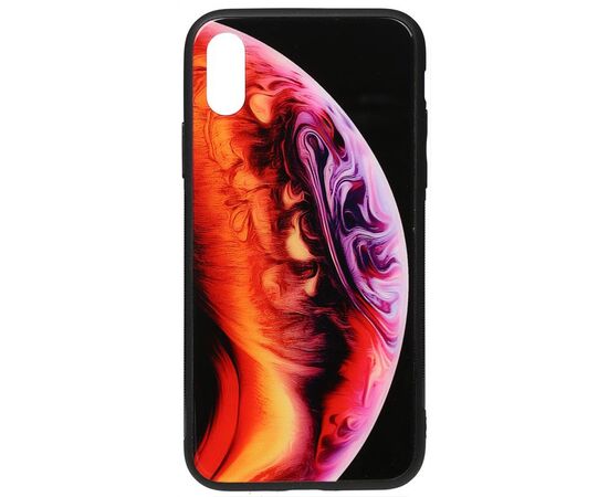 Купить Чехол-накладка TOTO Print Glass Space Case Apple iPhone XS Max Amethyst, фото , характеристики, отзывы