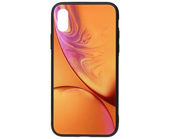 Придбати Чехол-накладка TOTO Print Glass Space Case Apple iPhone XS Max Yellow, image , характеристики, відгуки